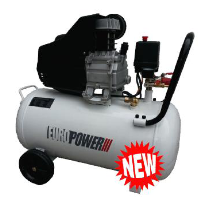 EURO POWER Portable Mini Air Compressor 3HP/50L